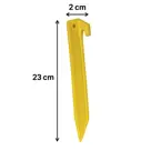 Tentharingen - 23 Cm Geel - 24 Stuks - Hem