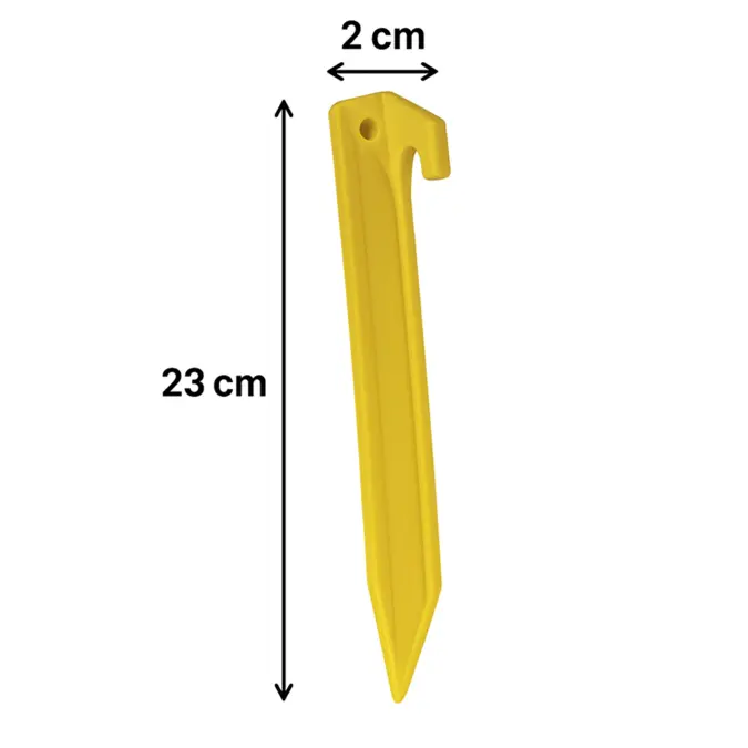 Tentharingen - 23 Cm Geel - 24 Stuks - Hem