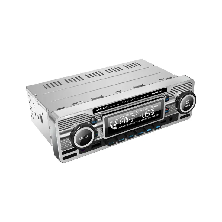 1-DIN Retro Autoradio Bluetooth USB-C AUX
