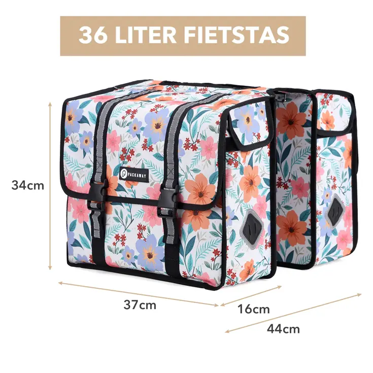 Dubbele Fietstassen 36L