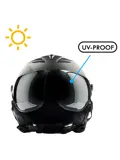 Vizorz Lux Skihelm - Inclusief 2 vizieren