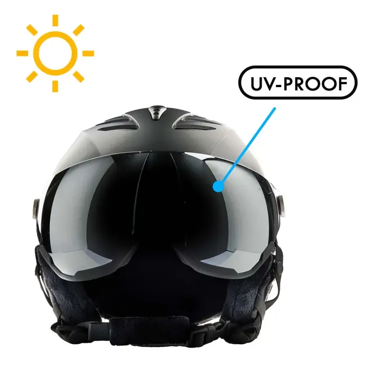 Vizorz Lux Skihelm - Inclusief 2 vizieren