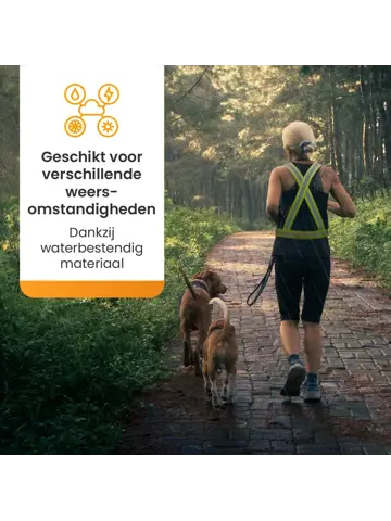 Reflecterend Veiligheidsvest  – Elastisch - Geel