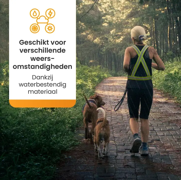 Reflecterend Veiligheidsvest  – Elastisch - Geel