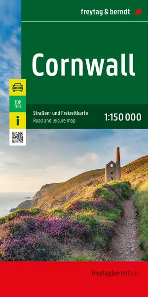Wegenkaart Cornwall