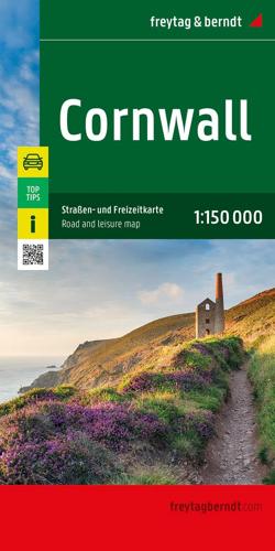 Wegenkaart Cornwall