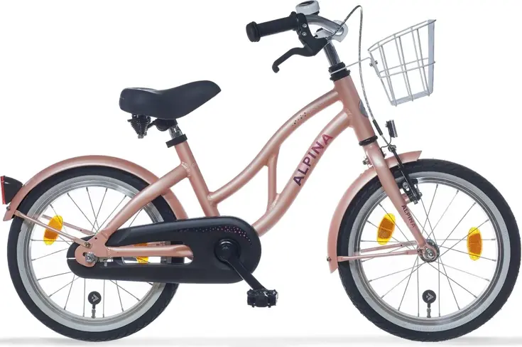 Alpina Ocean Meisjesfiets 18" Misty Roze Matt
