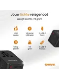 Universele Wereldstekker USB C - 45W
