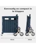 Boodschappenkrat - 50L - Trapwielen