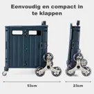 Packaway Boodschappenkrat - Trapwielen