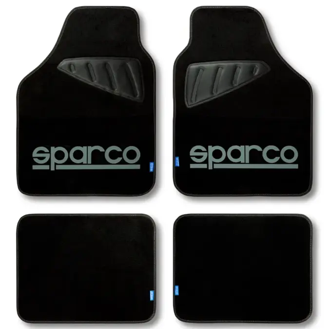 Automatten set Sparco - Stof - Grijs