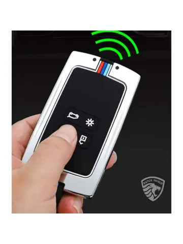 Metalen Sleutelhoesje voor Renault grijs B