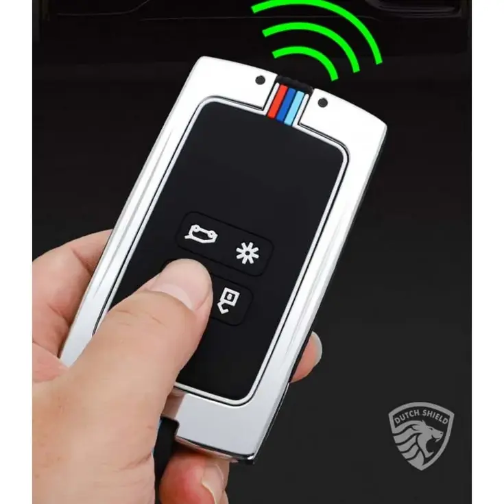 Metalen Sleutelhoesje voor Dacia grijs B