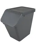 Sigma home - Prullenbak met deksel - 40L