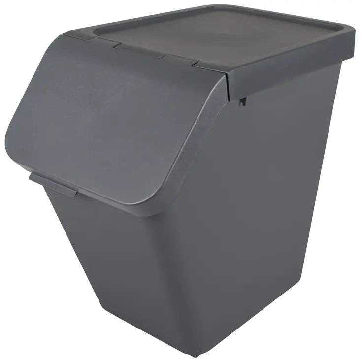 Sigma home - Prullenbak met deksel - 40L