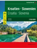 Wegenatlas Kroatië en Slovenië