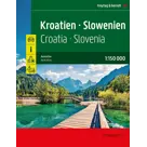 Wegenatlas Kroatië en Slovenië