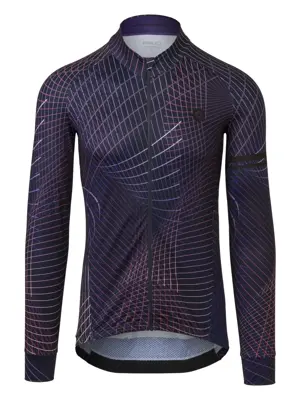 Nocturnal Lines Fietsshirt Lange Mouwen Heren