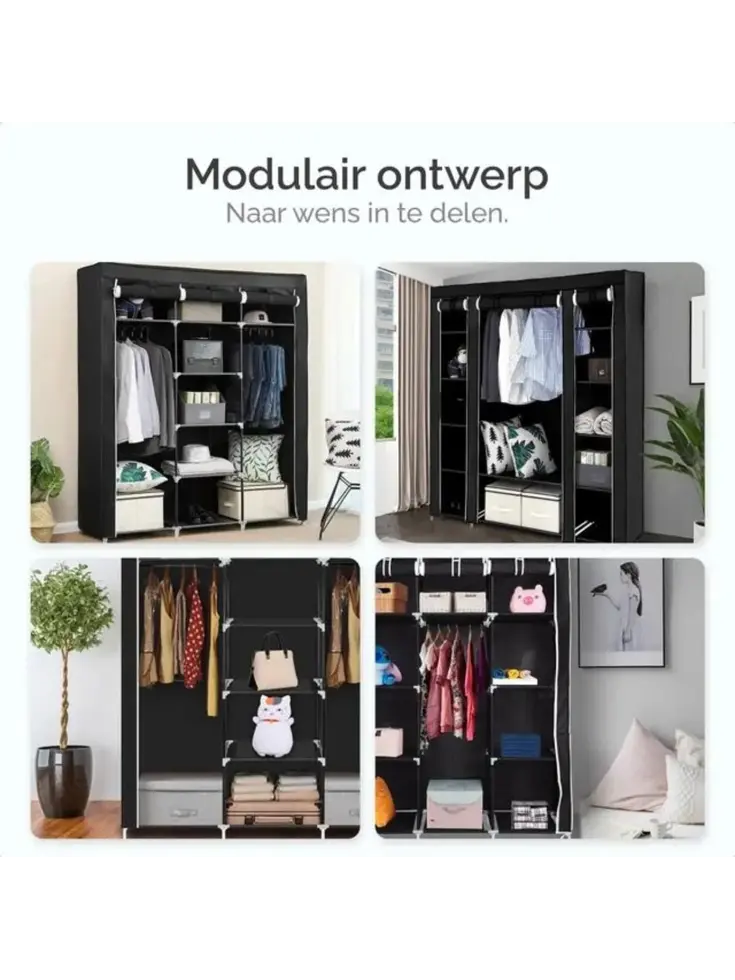 Opvouwbare Kledingkast 175x150x45cm