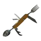 Bestekmes - 7-In-1 Hout - Campingmes - Hem