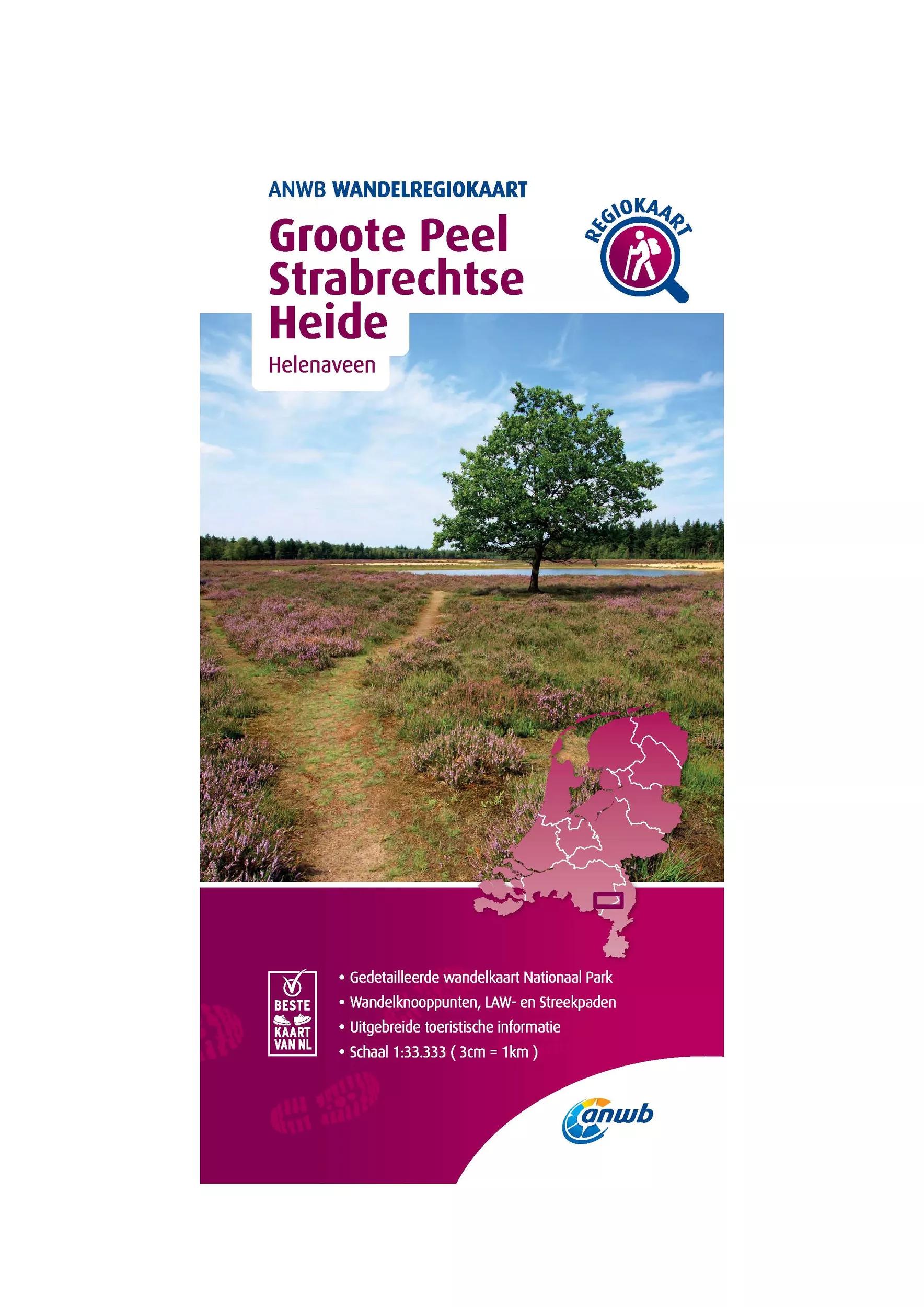 ANWB  Wandelkaart Groote Peel en Strabrechtse Heide main product image