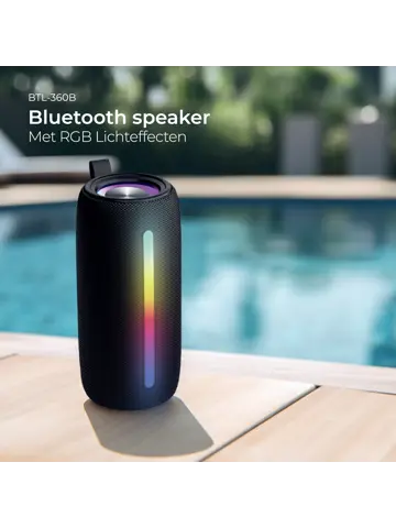 BTL360B Bluetooth Speaker Lichteffect