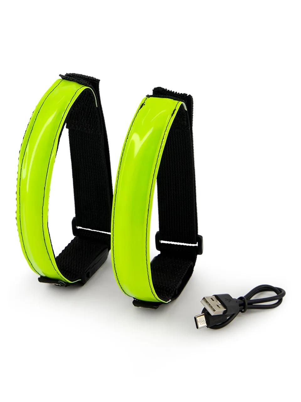 ANWB  Oplaadbare reflectiearmband  Human Nature  Fluor Geel