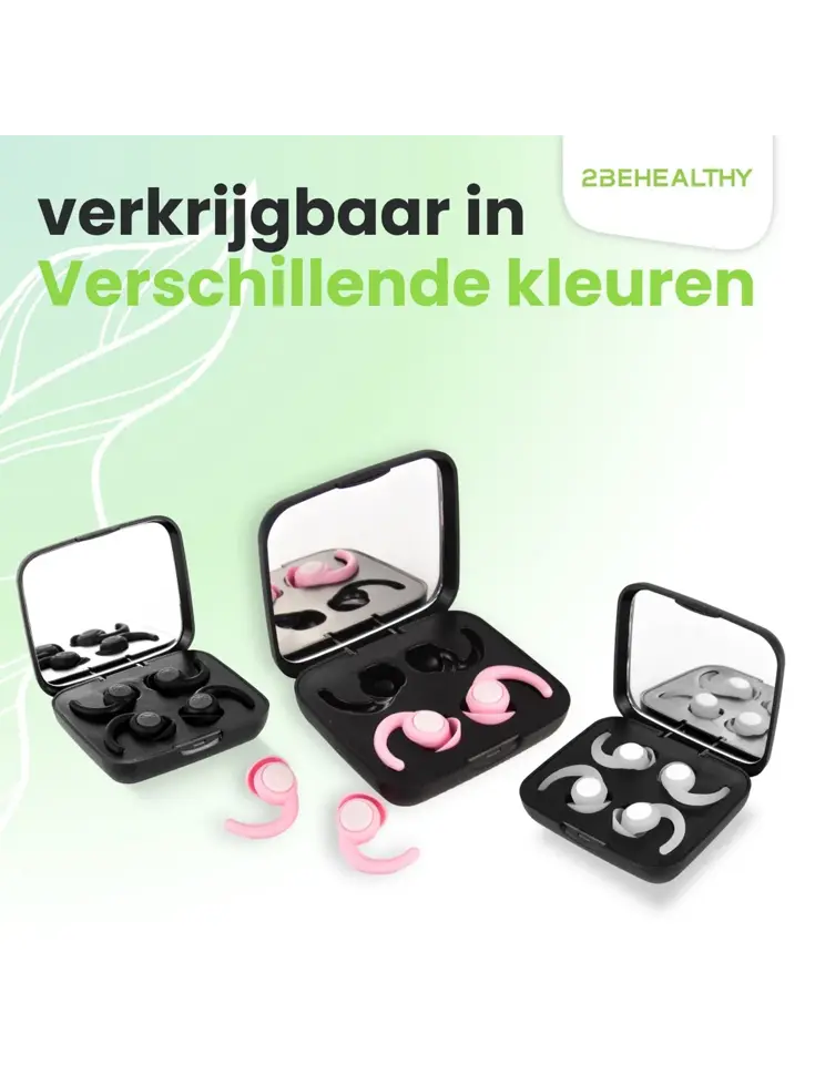 Reis/Slaap oordoppen - 2 Paar (M&L) - Roze