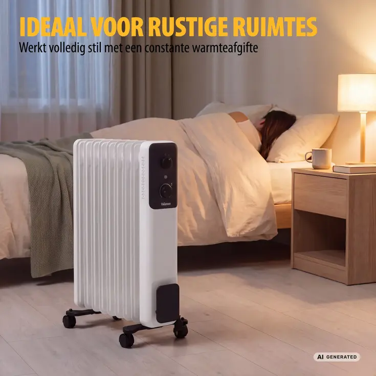 Olieradiator - Elektrische Kachel - 1500W