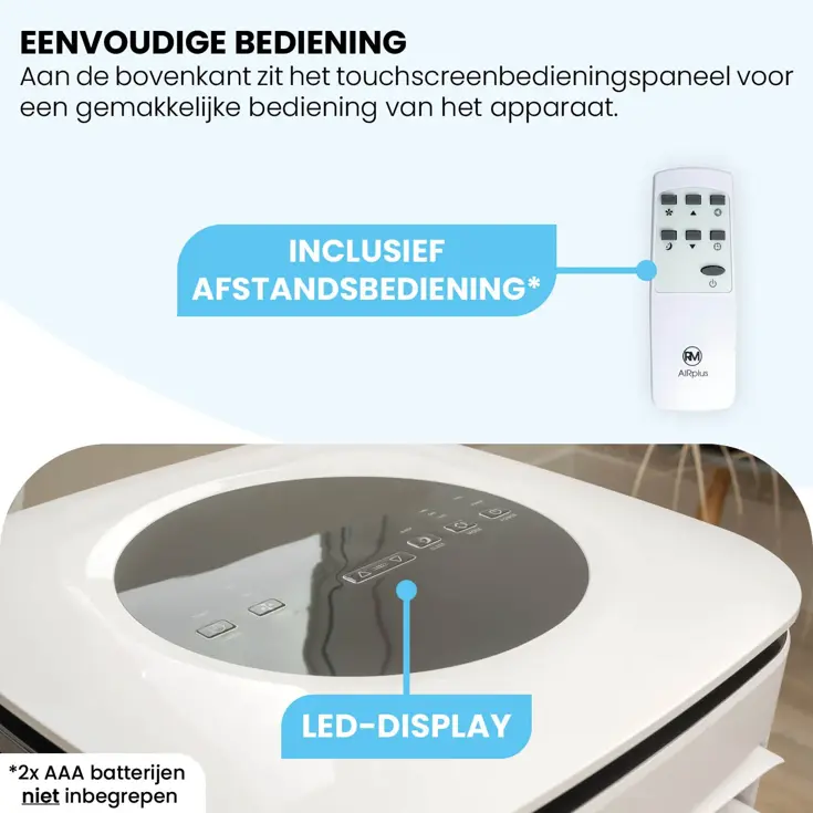 RM AIRPlus Mobiele Airco - 7000BTU