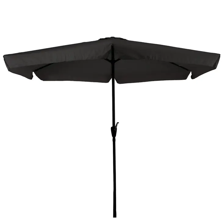 Parasol Zwart Ø3m + Hoes en lichte Voet