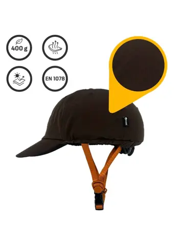 Vizorz SwitchCap fietshelm - Brown base cap