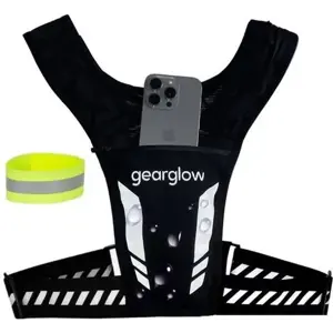 Jonska Reflecterend hardloopvest met opbergvakken