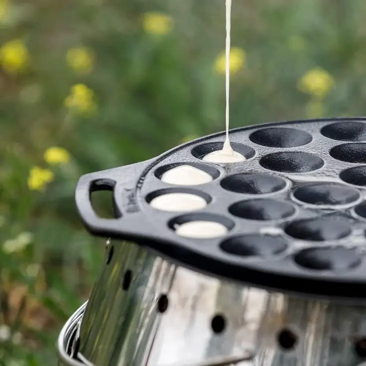 Petromax Gietijzeren Poffertjes Pan