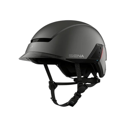 Sena U1 Smart E-Bike helm donkergrijs