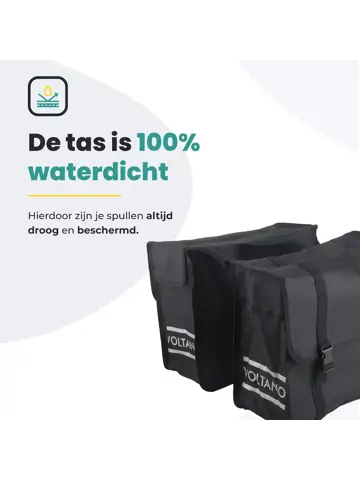 Voltano Dubbele Fietstas XL 48 Liter