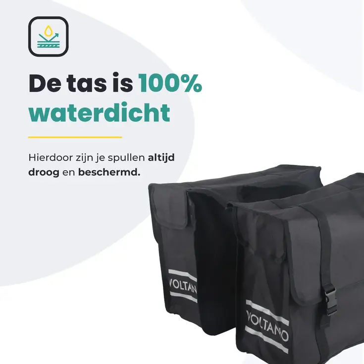 Voltano Dubbele Fietstas XL 48 Liter