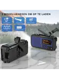 Noodradio DAB+/FM - 5000mAh - Solar Opwindbaar