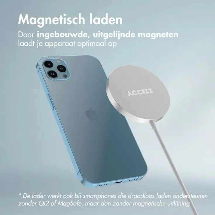Draadloze Qi2 Oplader - Wit