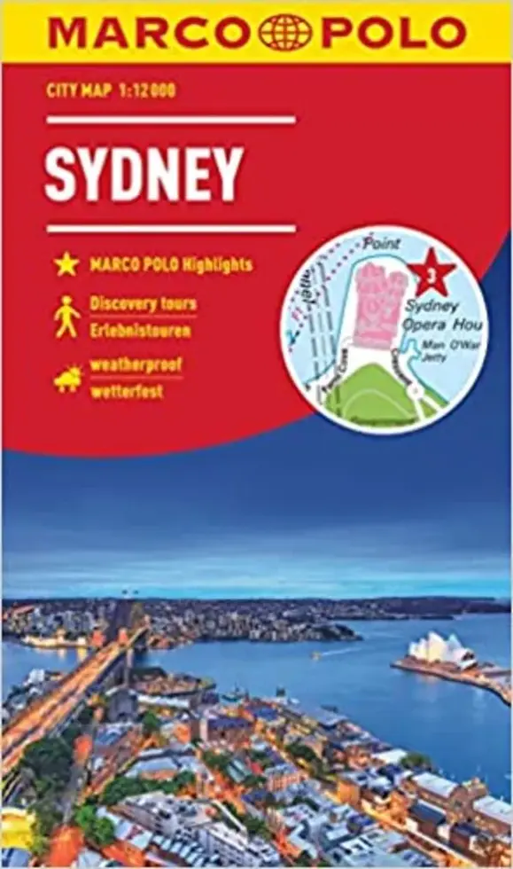 Stadsplattegrond City Map Sydney 1:12.000