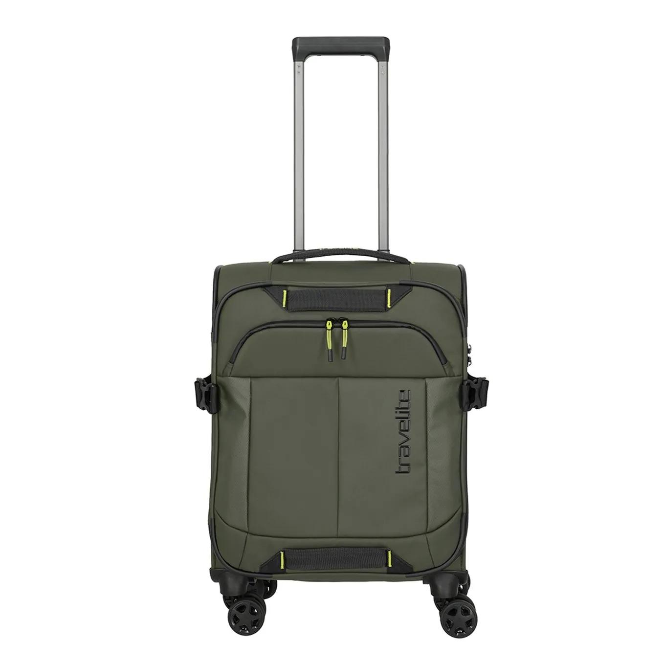 Travelite  Briize 4W Trolley S khaki Groen  Groen main product image