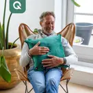 Qnuss Warmtekussen Fluweel 45x45