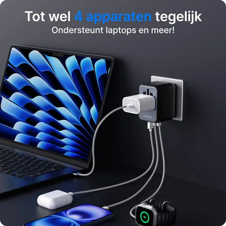 Travel Y612 - Wereldstekker - 170+ landen 12W