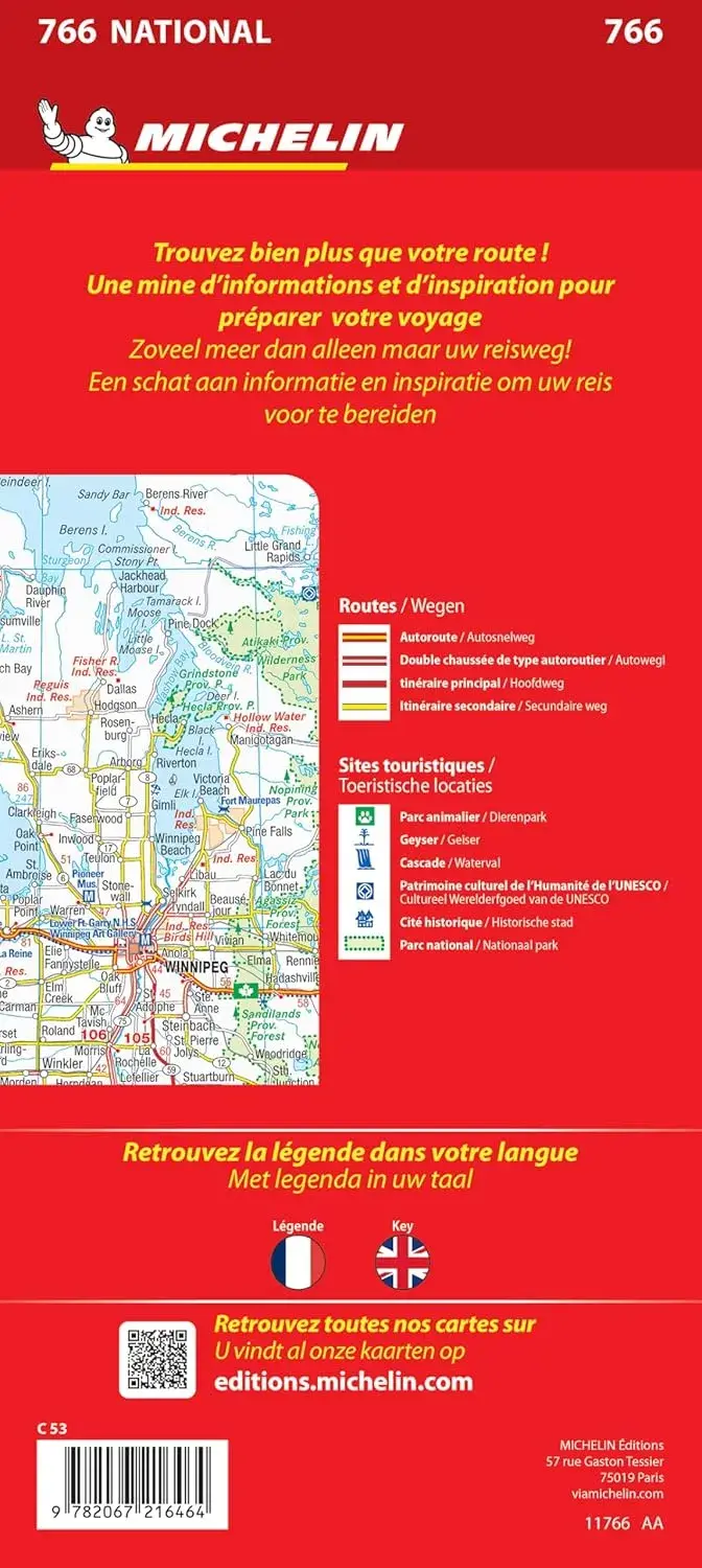 Wegenkaart National 766 Canada