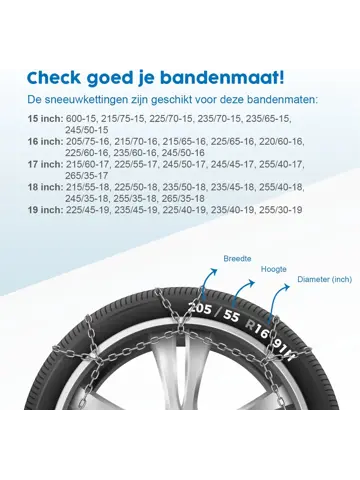 ProPlus Sneeuwkettingen – KNN120