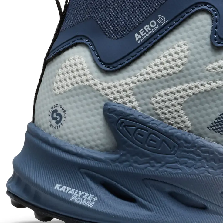 Zionic NXT Mid Blauw Wandelschoenen Dames