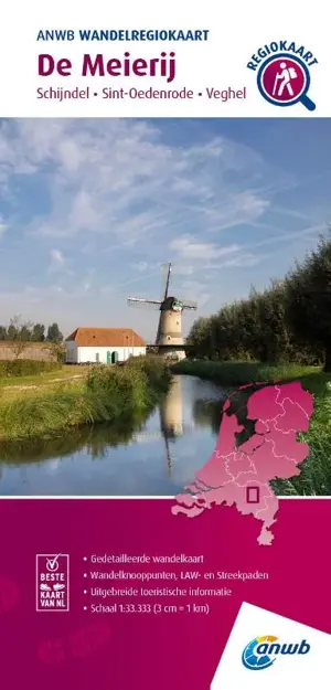 ANWB Wandelkaart De Meierij 