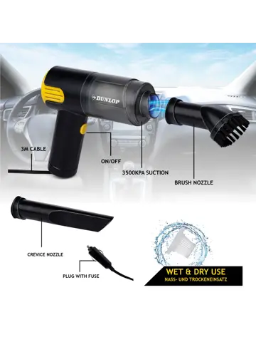 Dunlop Auto Stofzuiger 12V