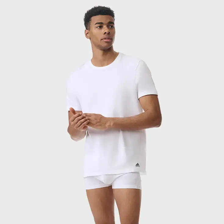3-Pack O-hals Shirts Active - Heren