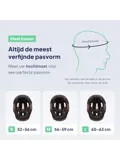 RIDER SMART fietshelm met zonneklep